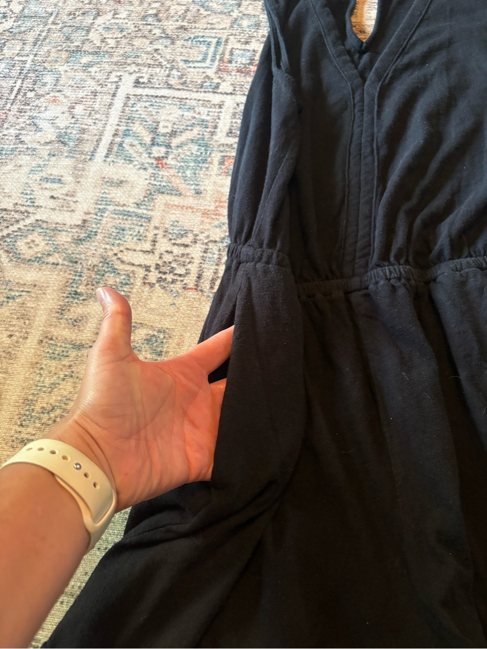 Gap black romper, women’s M - Picture 3 of 7